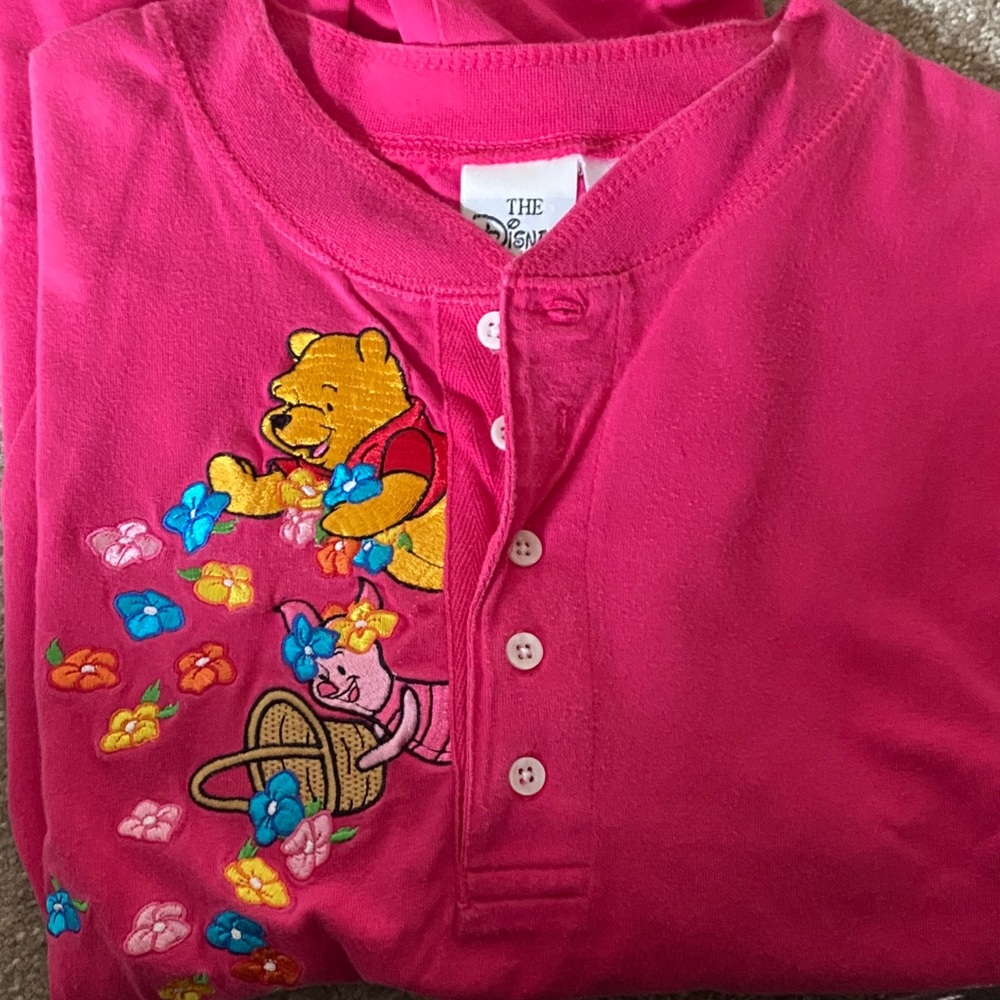 LAST CHANCE Winnie the Pooh embroidered shirt